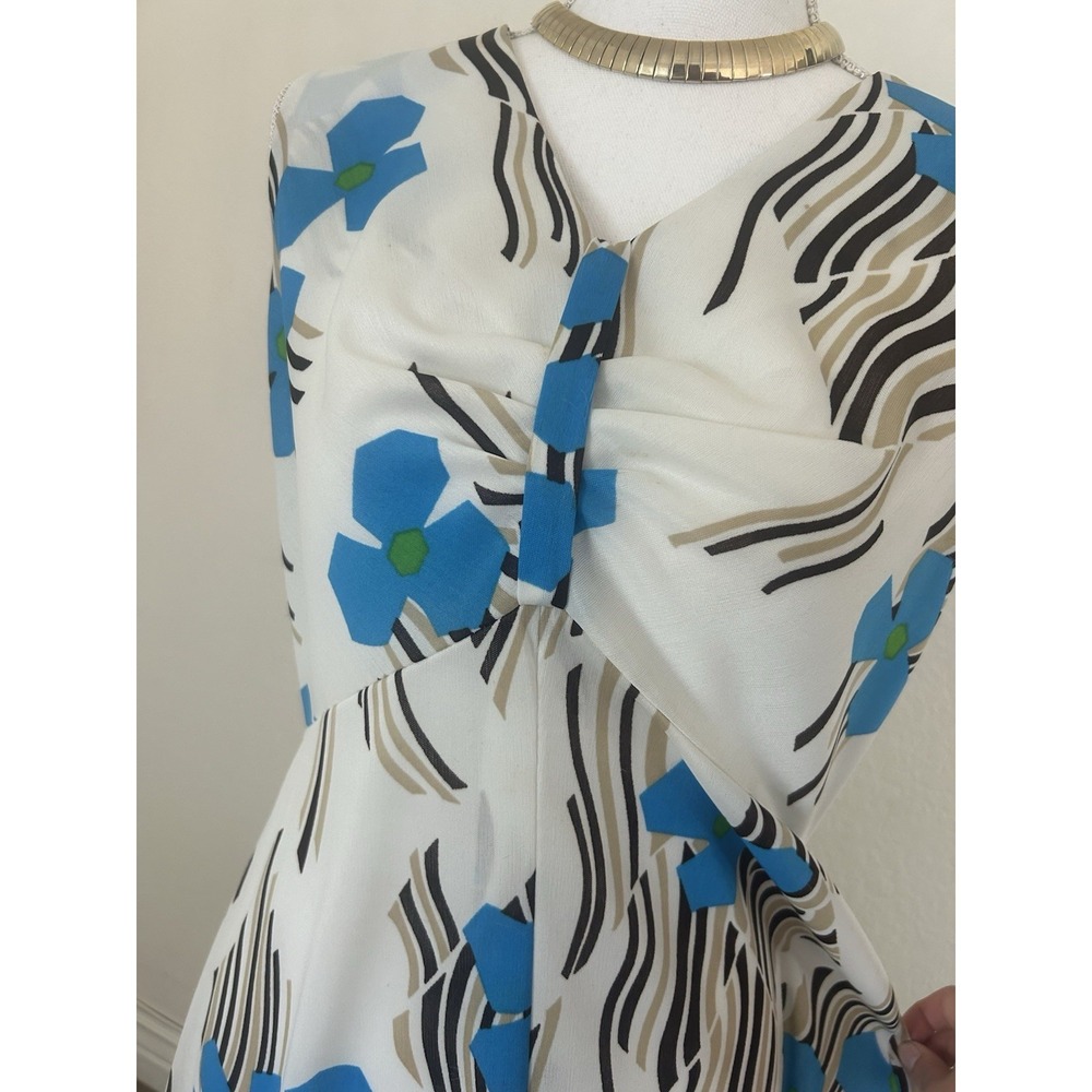 Womens Vintage 1970s Sleeveless Maxi Dress - Picture 3 of 8